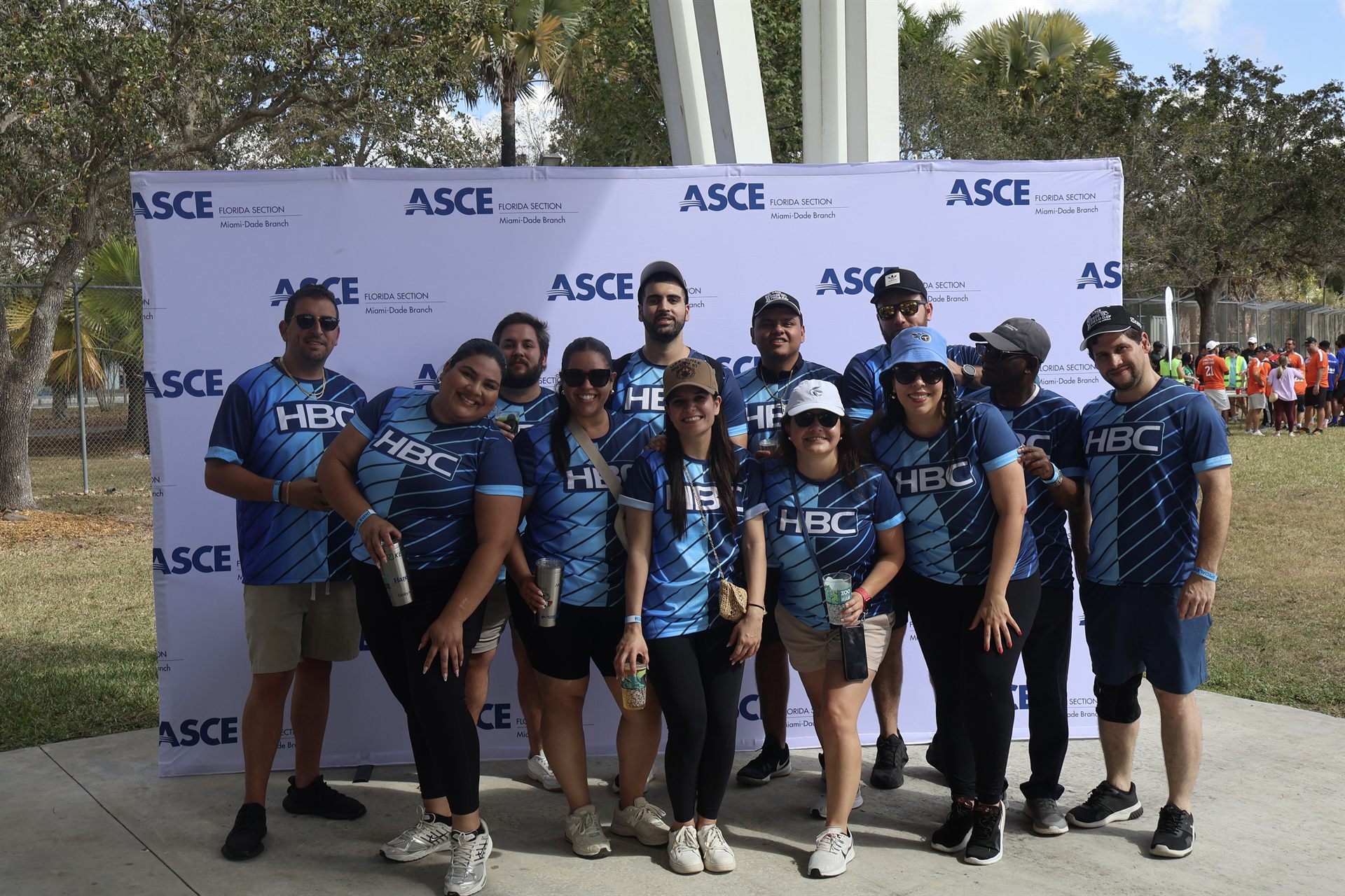 HBC team members at a professional event