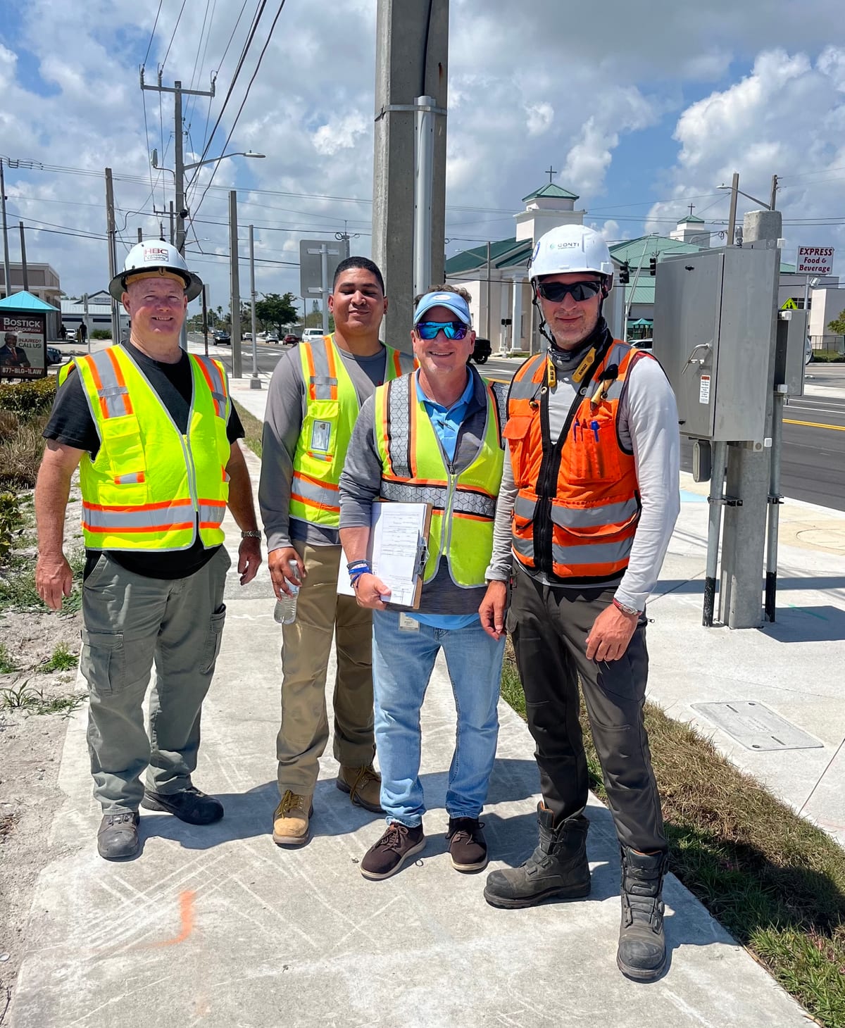 HBC team during a field visit