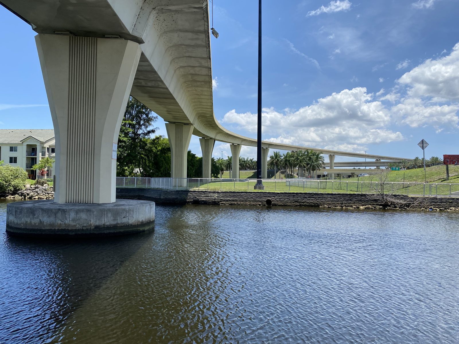 SR-7 US-441 transit corridor bridge and waterfront